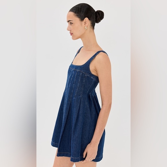 NWT Reformation Violet Denim Mini Dress Size 6 - Picture 6 of 8